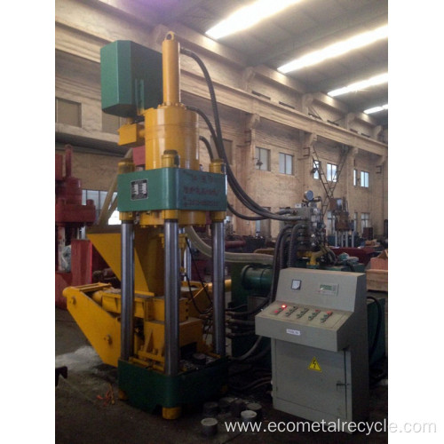 Scrap Metal Alloy Vertical Briquette Making Machine